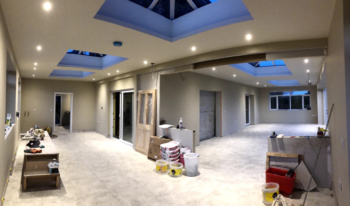 120 m² Floor Tiling Installation – Complete Finish