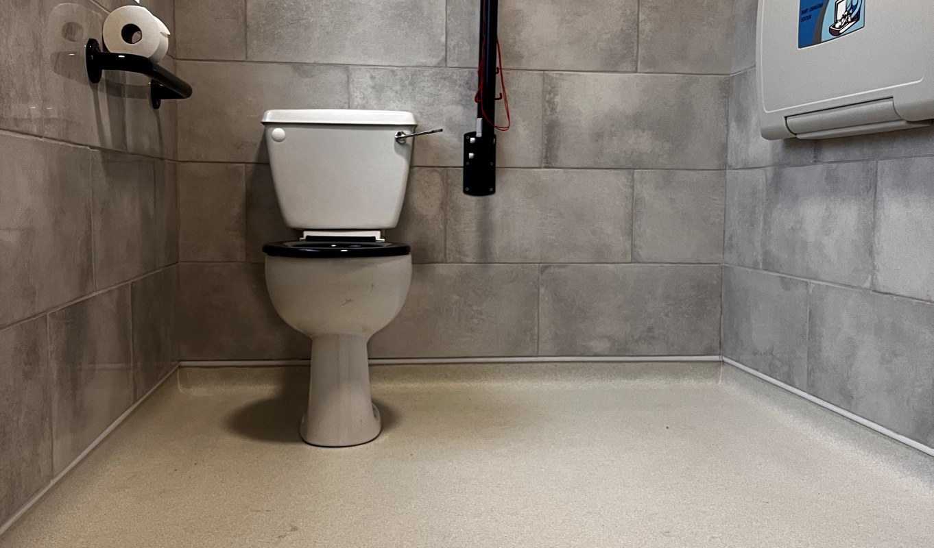 Accessible Toilet Wall Tiling Installation