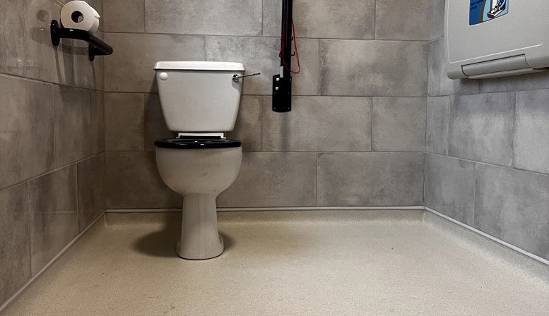 Accessible Toilet Wall Tiling Installation