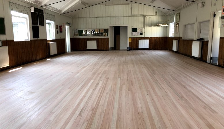 Solid Wood Flooring Installation for Assembly Hall